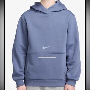 Nike Kids' Lavender Blue Hoodie with Swoosh